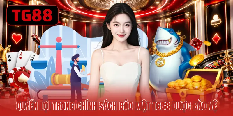 Quyền lợi trong chính sách bảo mật TG88 được bảo vệ